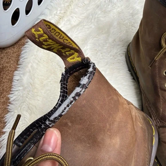 Dr Martens 1460 Boots CrazyHorse Leather Lace Up Boots USSize 11 Air Cushion